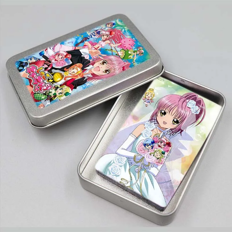 30PCS Shugo Chara Asian Dream Game Cards Iron Box Character Table Playing Toys For Family Children Gift