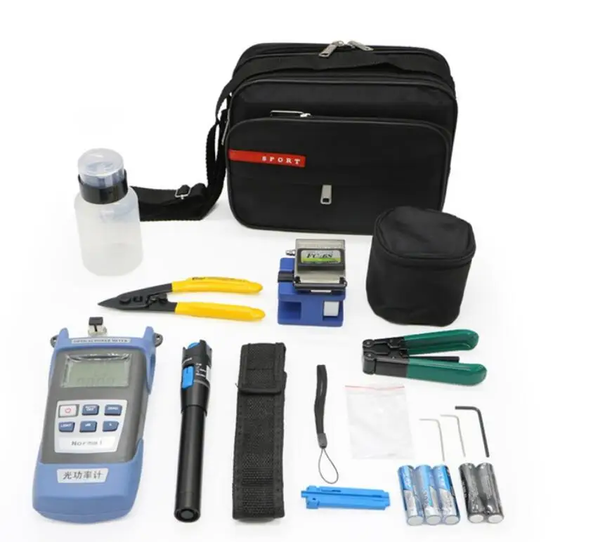 

Fiber-Optic-Tool-Kit Power-Meter FTTH Optical Locator 10mw Visual-Fault with Cleaver-70-10dbm