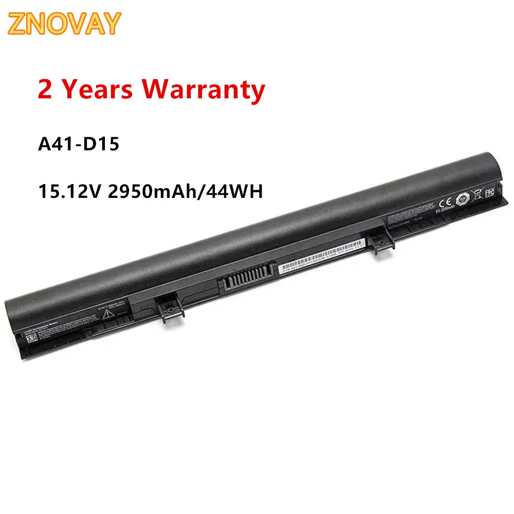 15.12V 44WH A41-D15 40050632 Laptop Battery For Medion Akoya E6416 P6659 E6424 P6657 ERAZER P6661 A42-D15 A42-D17 A31-D15