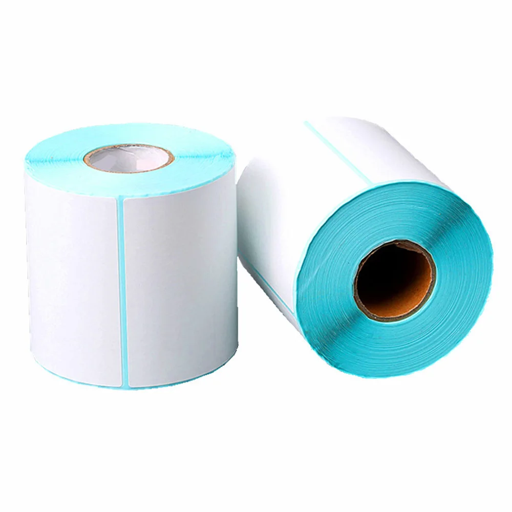 Adhesive Thermal Label Sticker Barcode Label Paper Supermarket Price Blank Label Direct Print Waterproof Print Supplies