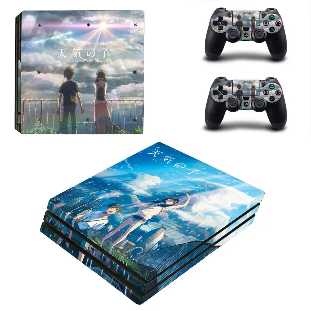 Wietrzenie z tobą PS4 Pro naklejki Play station 4 skórka naklejka naklejka na konsolę PlayStation 4 PS4 Pro i skórki kontrolerów