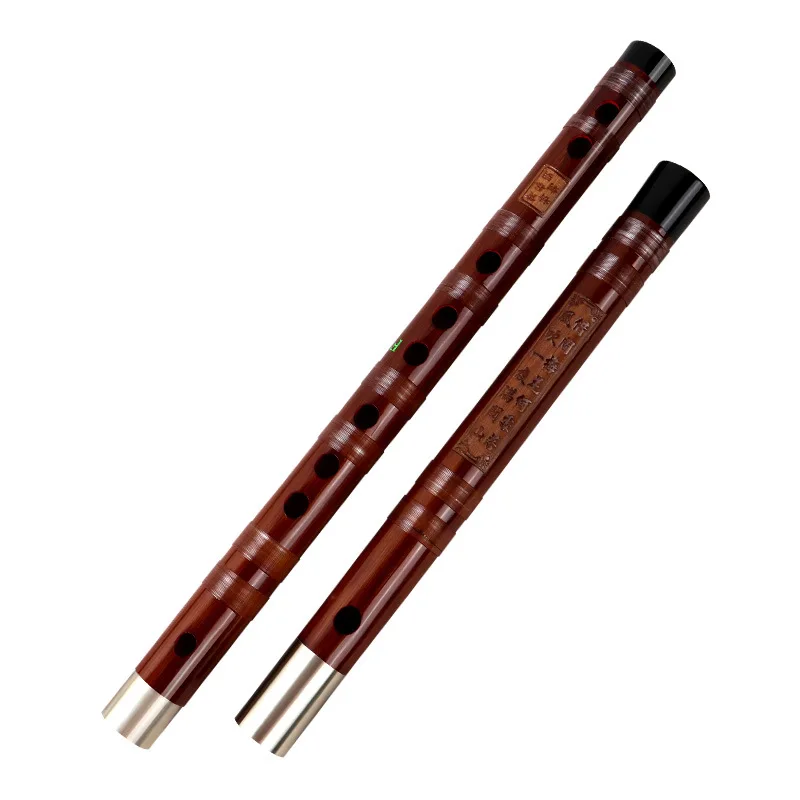 Professional Bamboo Flute Huang Liming Bamboo Dizi Students Double Insert Teaching Wholesale 981 Flute