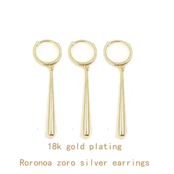 Roronoa zoro cosplay silver earrings