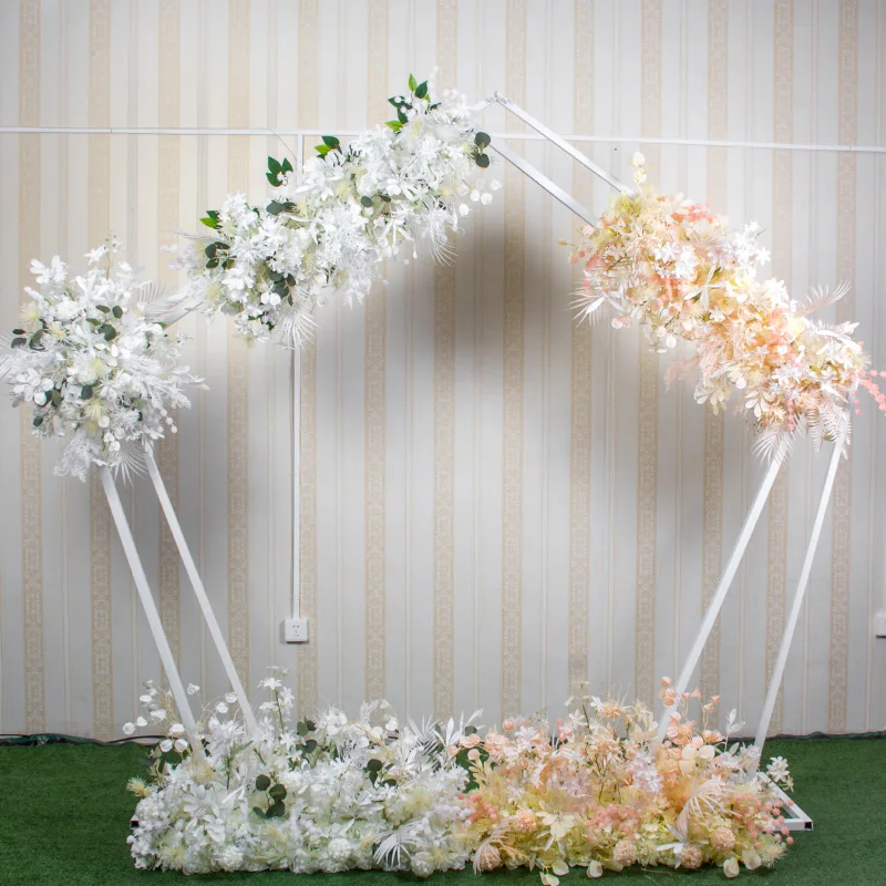 

Wedding Flowers Wall Arranging Arch Stage Scene Layout Window Photo Silk Peonies Rose Artificial Flower Row Party Home Decor