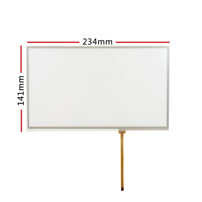 New 10.1 inch 4-line outer screen is suitable for industrial industrial control medical equipment touch pad 234*141mm