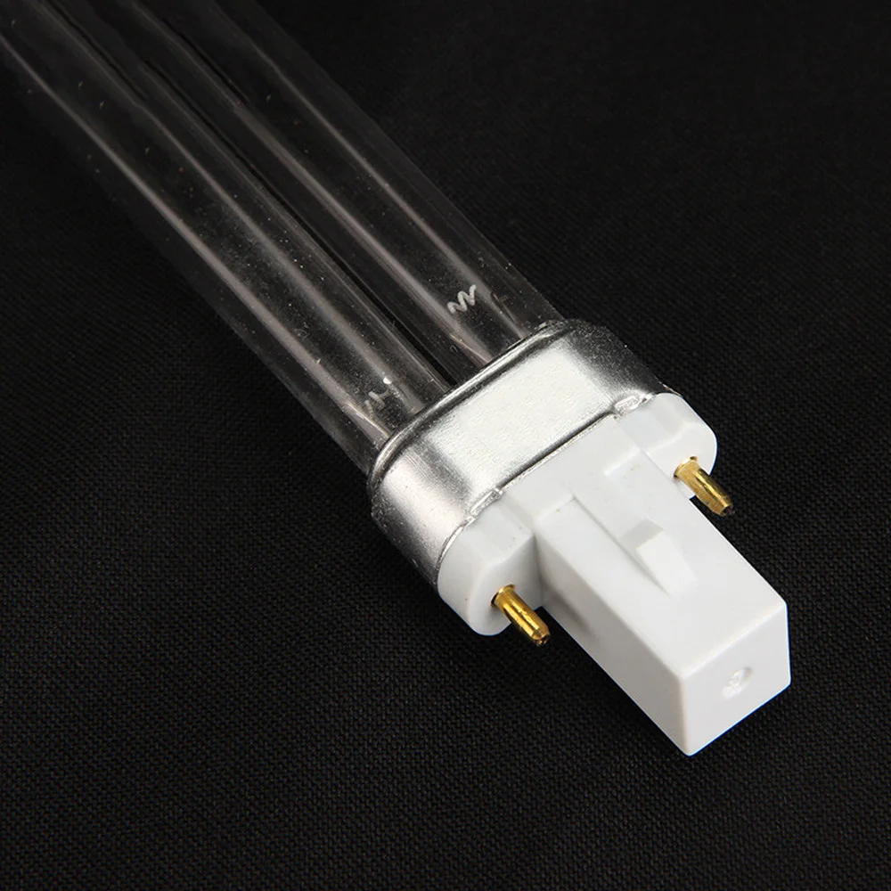 Replace UV Sterilizer Light Tube Watts 2-pin G23 Base Linear Twin Tube UV-C Germicidal Ultraviolet Light Bulb