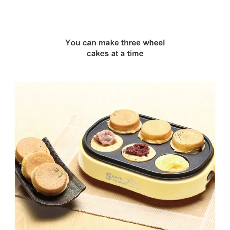 Mini Hamburger Maker Machine for Kid-Friendly Breakfast, Snacks, Desserts & More with Non-stick Surface For Home And Outside