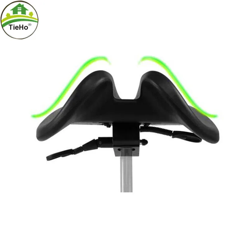 Ergonomic Saddle Chair with Swivel Tilting Seat, Orthopedic Chair, Posture Stool, Barber Chair, Dental Salon Stool, Forward Lean