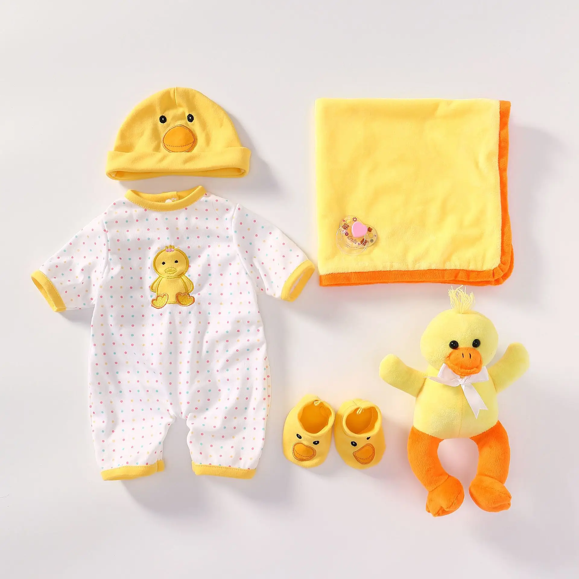 Cute Clothes Set For 55cm Silicone Baby Doll Girls Princess Play House Toys Doll Accessories Cosplay Bebes Children\'s Birthday