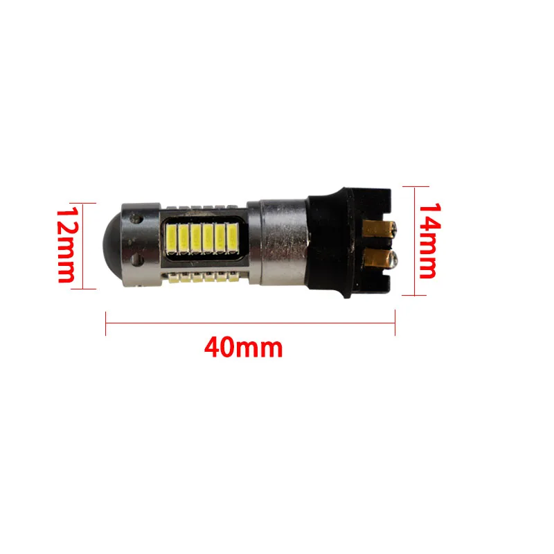 2pcs PW24W PWY24W Amber Xenon White 30 SMD 4014 Turn signal Lights LED Bulbs Daytime Running Light DRL For A3 A4 Q7