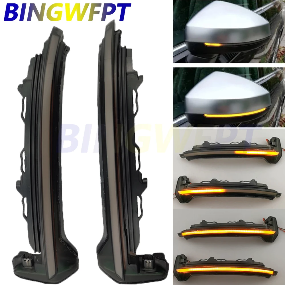 2X For Audi TT TTS MK3 8S 2015-2020 LED Dynamic Turn Signal Light Side Mirror Indicator Lamp Sequential Blinker Lamp - view 5