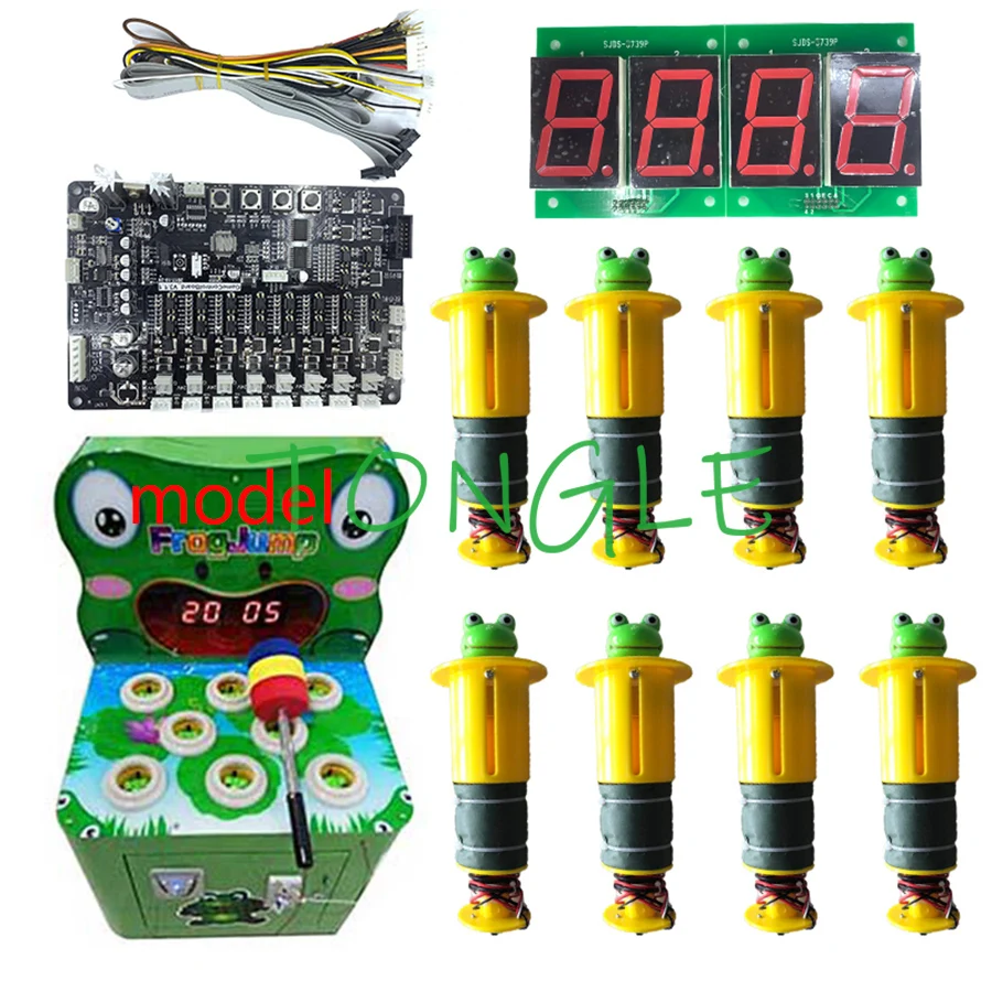 

Материнская плата с 8 ударными головками для детей, аркада с монетоприемником, игровым автоматом, Spot-a-Moq, мышью, лягушкой, заводской ценой, 1 комплект