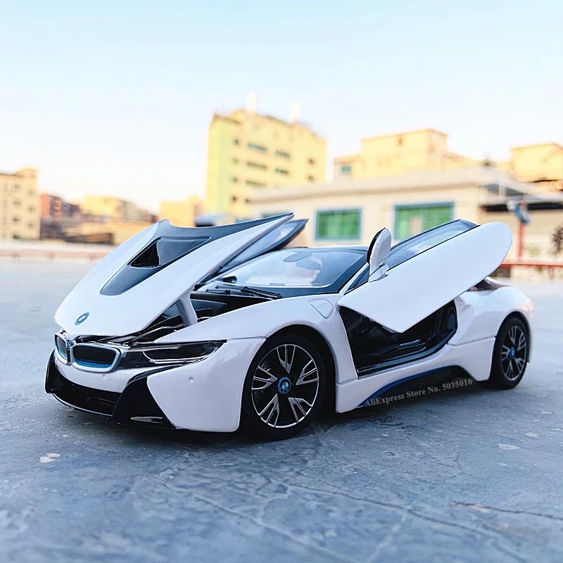 Rastar 1:24 BMW i8 concept car supercar Static Simulation Diecast Alloy Model Car Toy collection Christmas gift  models car