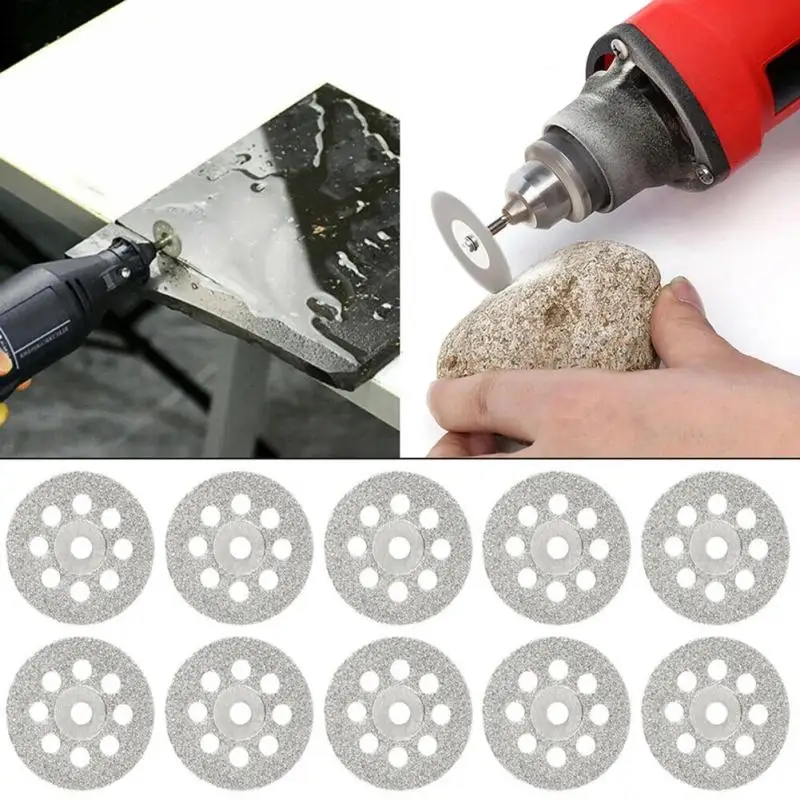 32/40/60PCs Circular Saw Blades Wood Cutting Disc Electric Grinder Saw BladeRotary Tool Cutting Disc Kit Accessories Power Tools