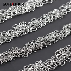 GUFEATHER,20g/pack,M866,jewelry accessories,pass REACH,nickel free,rhodium plated,hand made,charm,hooks,jump ring,jewelry making