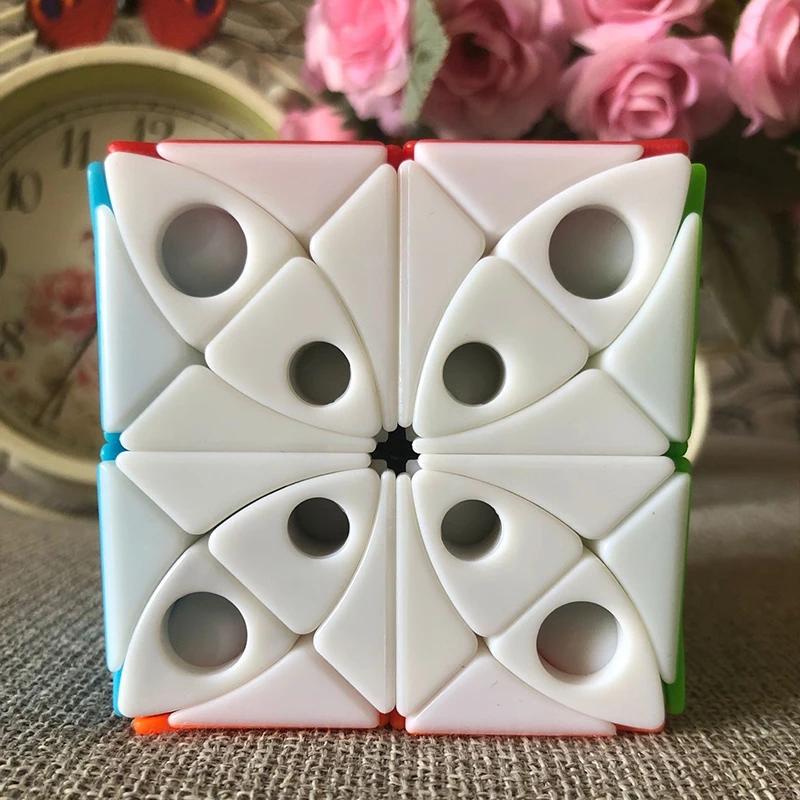 New FangShi Lim Morphidae Magic cube Puzzle Funs Lim Morpho Deidamia Aureola Helenor Octavia Stickerless Cubos Magico Kids Toys