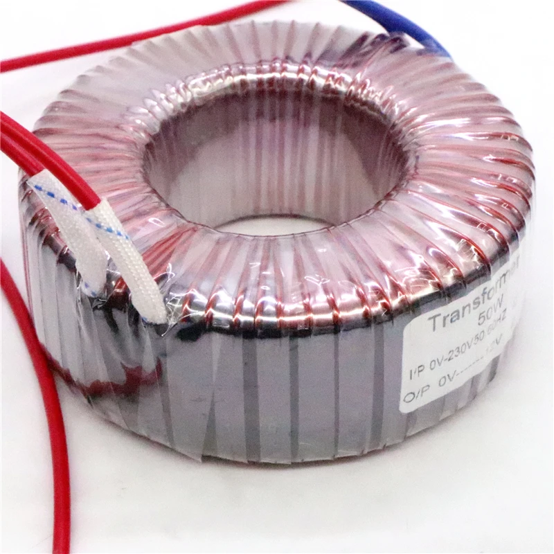 Professional custom 15w-2000w core Pure copper AC Toroidal Transformer