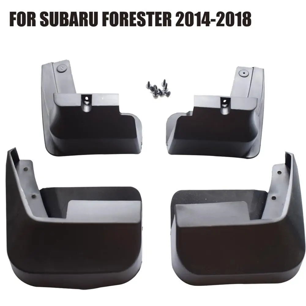 4pcs Car Fender Flares for Subaru Forester 2014-2018 Front Rear Splash Guards Mud Flaps Mudguards Mudflap  YC101052