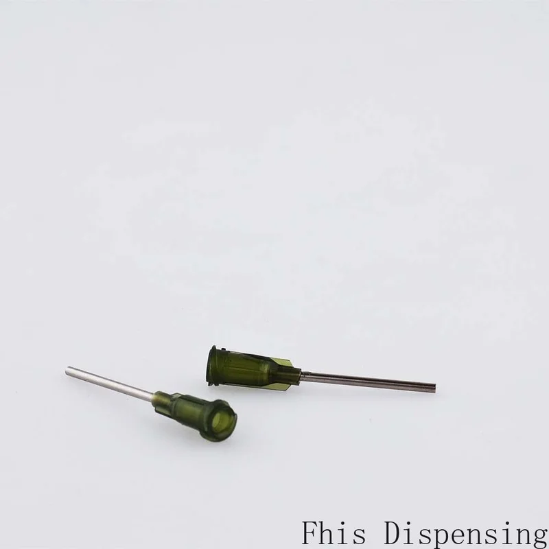 Punte smussate da 1 pollice 14G PP Luer Lock Hub lunghezza tubi precisione S.S erogazione aghi confezione da 30