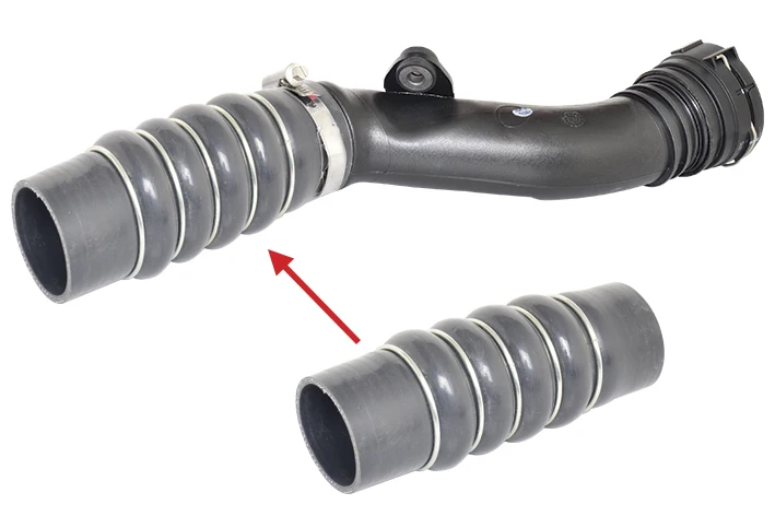 TURBO HOSE EXCLUDING PLASTIC PIPE 2 LAYERS POLYESTER HAS BEEN USED 8200296596