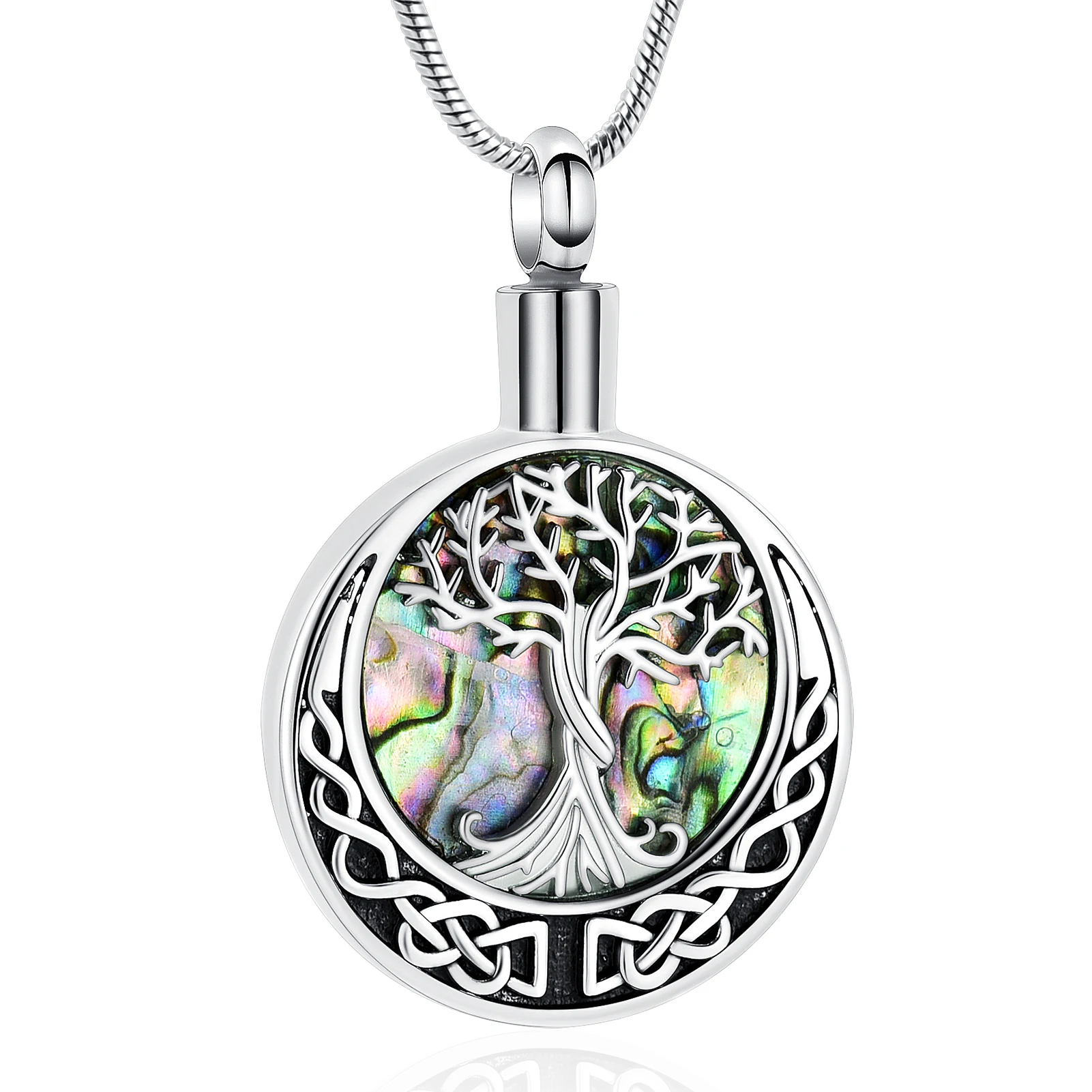 Urn Necklaces for Ashes Tree of Life Memorial Ashes Lockets, Cremation Jewelry Keepsake Pendant for Ashes for Women