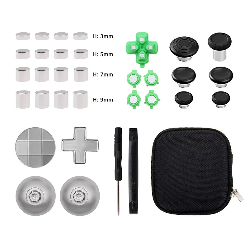 Metal Buttons Set For PS5 Controller Modification Button Abxy D-pad FPS Increase Replacement Game Accessories