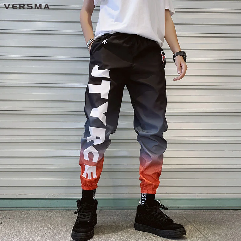 

VERSMA Korean Hippie Gothic Pencil Sports Pants Female Male Hip Hop Streetwear Loose Jogger Pants Women Sweatpants Dropshipping