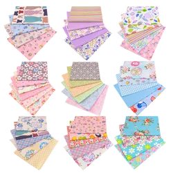 Cotton Craft Fabric Bundle Square Patchwork DIY Sewing Scrapbooking Quilting Dot Pattern20*20/40*50/45*45cm 4/5/6/20/25 PCS/Pack