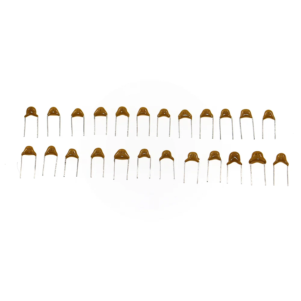 24values*20pcs =480pcs Monolithic Ceramic Capacitor 10pF~10uF,ceramic capacitor Assorted Kit + BOX