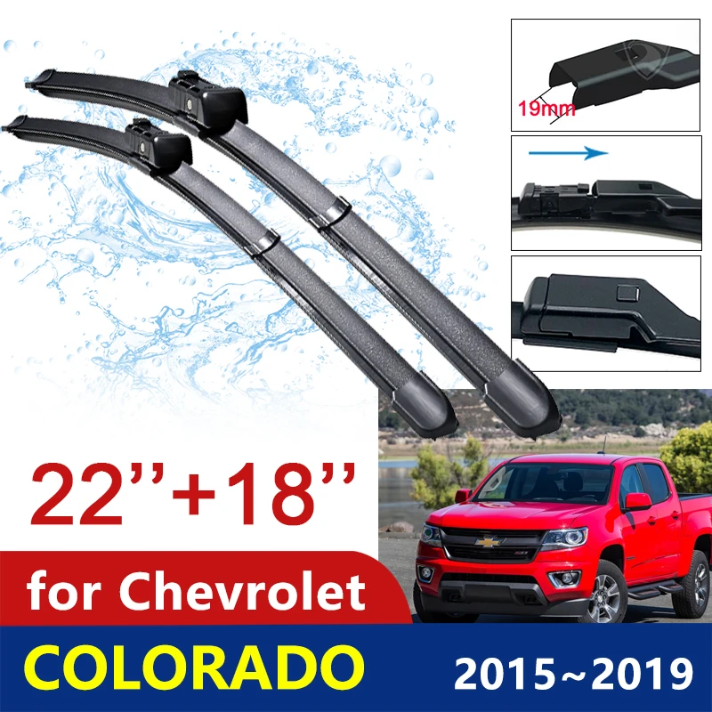 

for Chevrolet Colorado 2015~2019 Front Window Windshield Windscreen Wipers Car Wiper Blades Car Accessories 2016 2017 2018