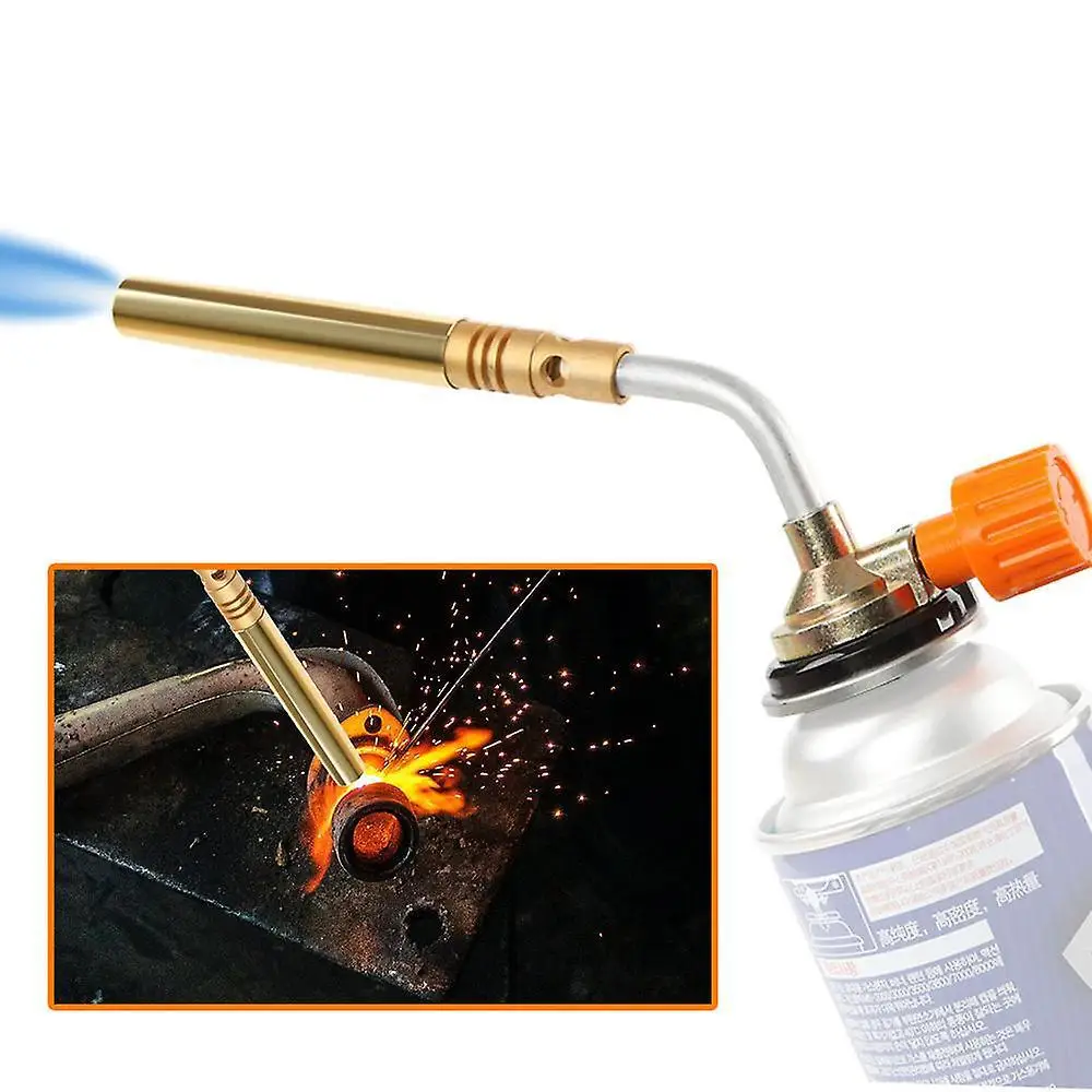 Butane Burner Welding Gas Torch Flame Gun Brazing Flamethrower Outdoor Camping BBQ Portable Soldering Heat Gun