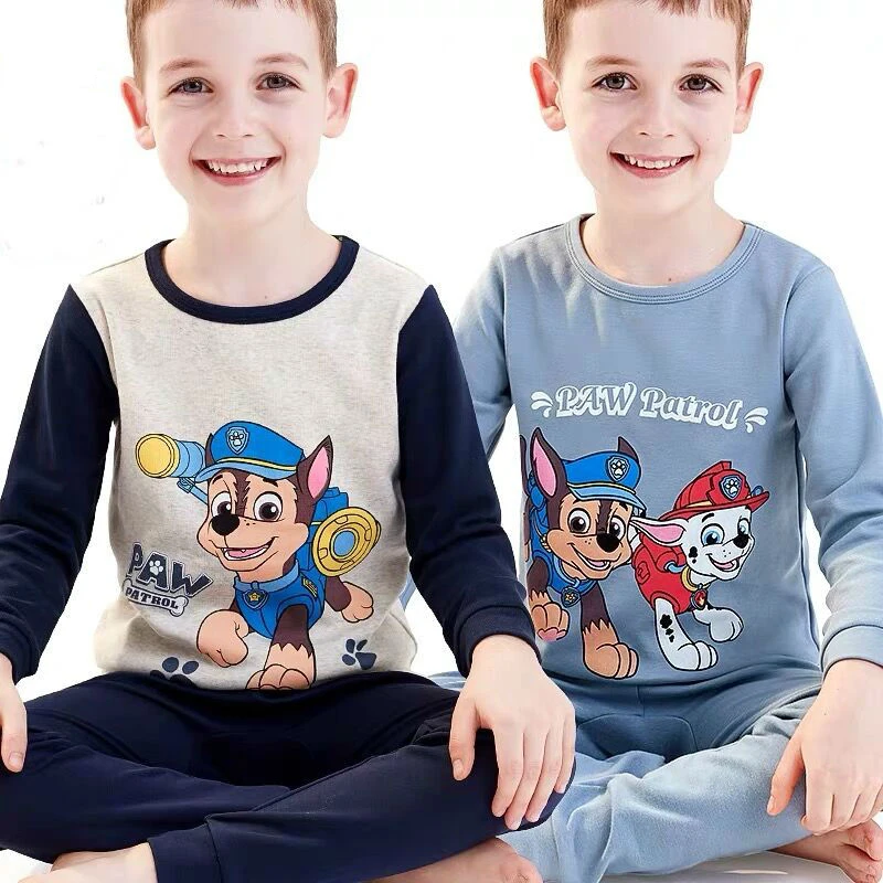 Genuine Paw Patrol children Pajamas suit skye chase everest marshall kids plush toy children Doll birthday gift high quality