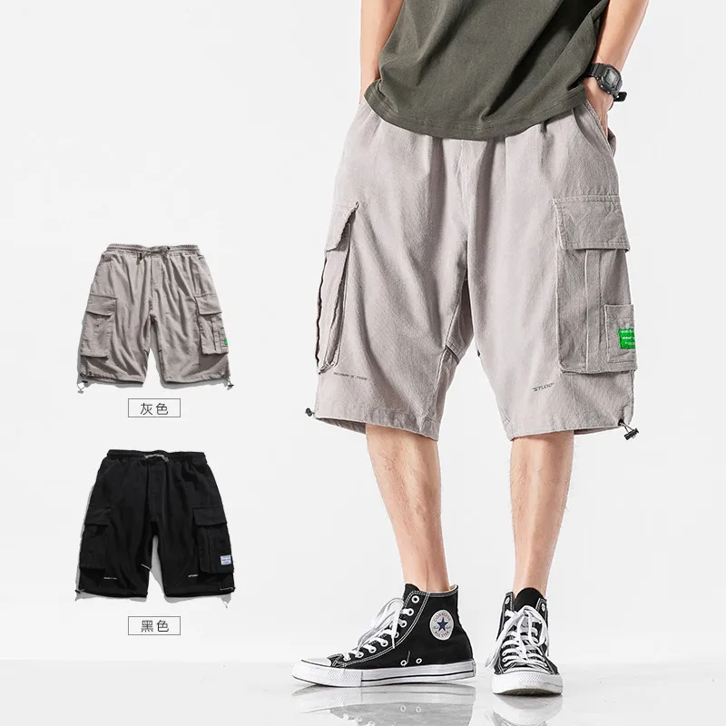 work summer new clothes shorts men's amikha three-dimensional pocket casual shorts men's