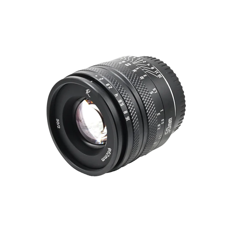 Rock Star 50mm F2 Volle Rahmen Manuelle Fokus Große blende Kamera Linsen für sonyA7M3 R4 CanonR5R6 Nikon Z5 Z6 z7 Fuji XT4 XT3