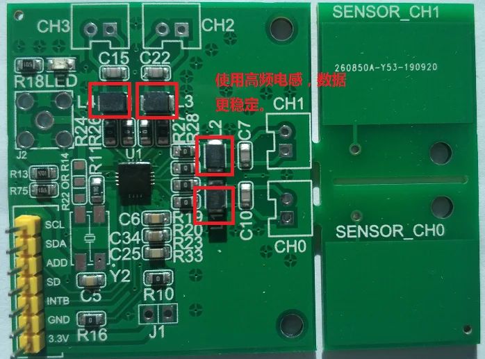 FDC2214 Module Capacitive Sensor Electronic Contest Paper Counting Gesture Recognition Liquid Level Measurement EVM