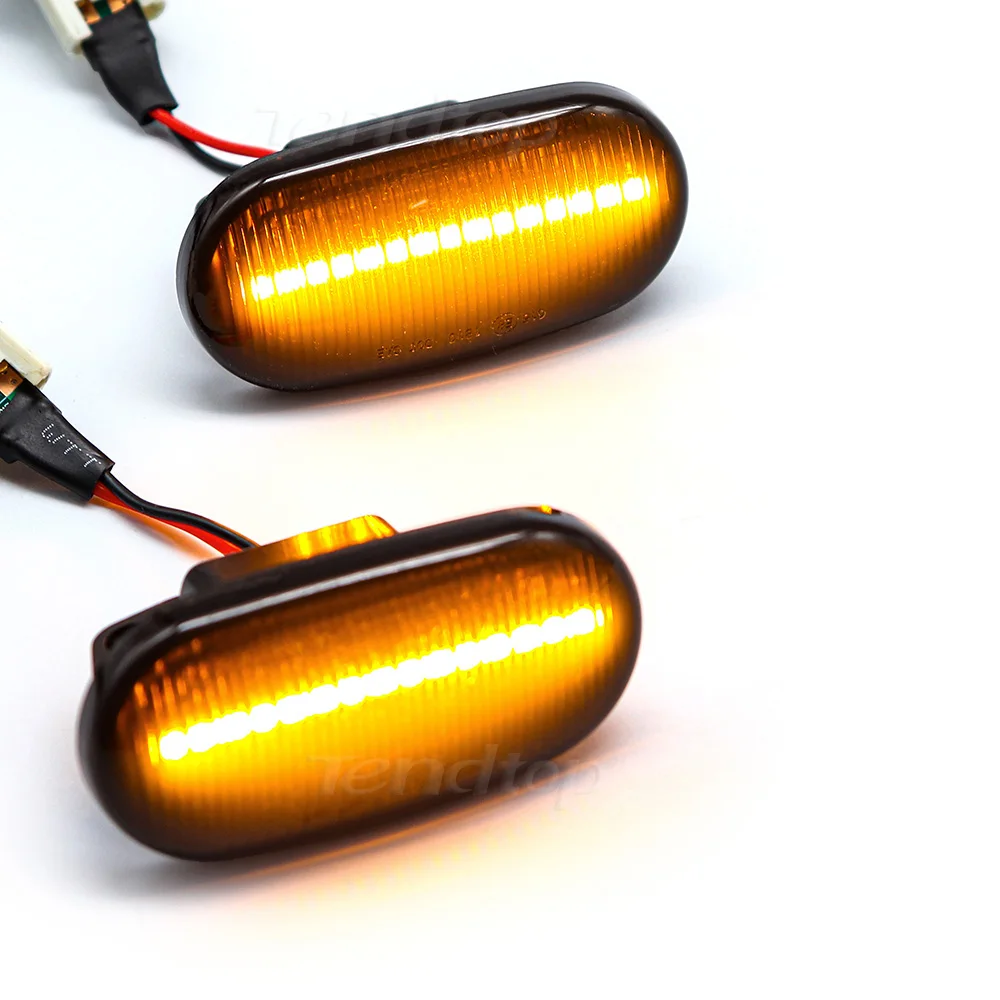 For HONDA Acura Civic Prelude CRX S2000 Integra Fit Del Sol  Dynamic Flowing Led Side Marker Turn Signal Light Car Accessories