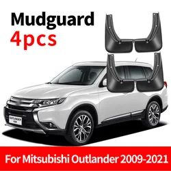 Car Mud Flaps For Mitsubishi Outlander 2009-2021 Mudguards Splash Guards Fender Mudflaps Accessories Dust-proof Wheel 4PCS