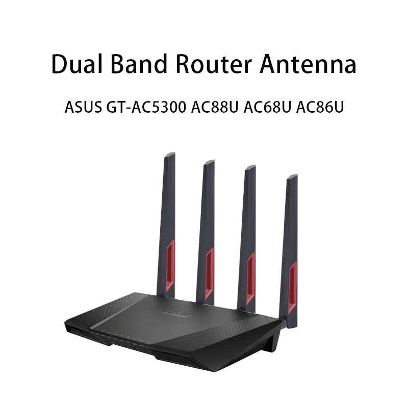 2PCS Dual Band 2.4G 5G 5.8G Universal Antenna For ASUS WIFI Router Amplifier GT-AC5300 RT-AC88U RT-AC68U RT-AC86U Jumper T-Lite