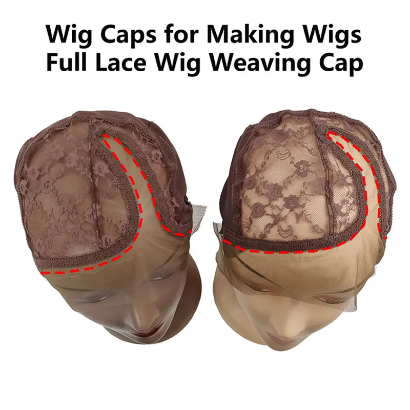 

Front Lace Cap For Making Lace Wig For Black Women U part Lace Mesh Wig Caps for Making Wigs Wig Hair Accessories