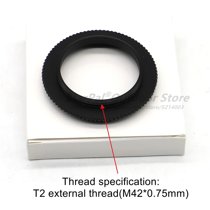 SCT Male Thread to M42/T2 Male Thread Adapter