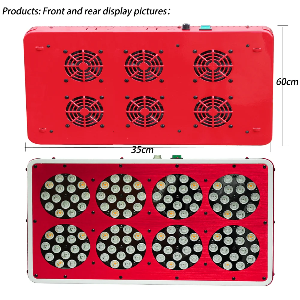 LED成長ランプ,1000W,4インチ,テント/成長室,換気システム,速度/空気フィルター,植物成長ボックス