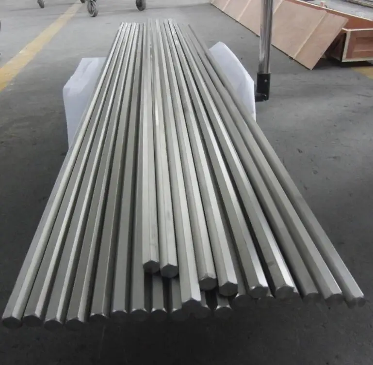 Ta2 8mm to 24mm Titanium Hex Bar Rod Pickling Cold Drawn Bright Surface Hexagonal Rods for DIY Processing