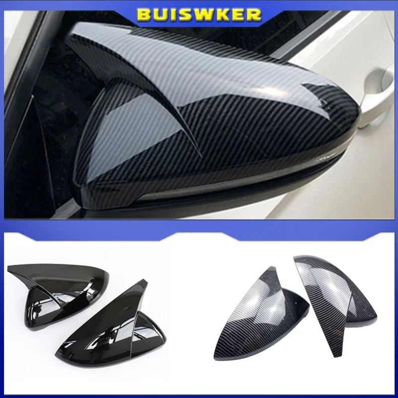 For VW Golf 7 MK7 7.5 GTI for Touran 2013-2020 Side Rear View Mirror Cover Caps Rearview Golf 7 Mirror Tools Case Accessories