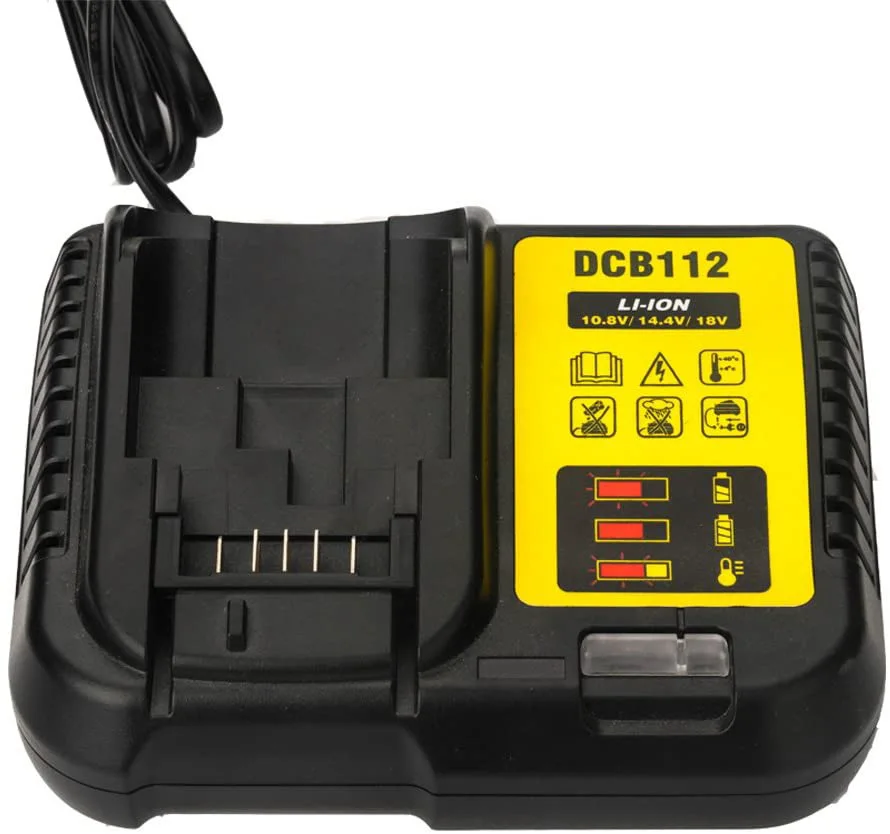 DCB112 wymienna ładowarka litowo-jonowa do Dewalt 12 V 14.4V 18V ogniwa baterii litowej ładowarka bestia cena