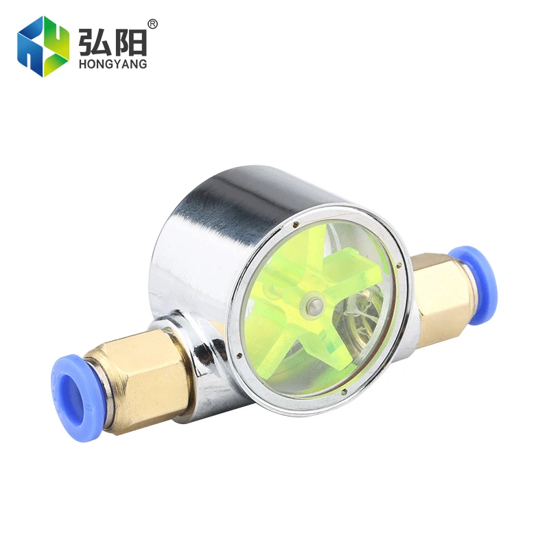 Spindle Motor Flow Indicator Water Cooling System Coolant Filter Rotating Observer Connected To 8mm Water Pipe