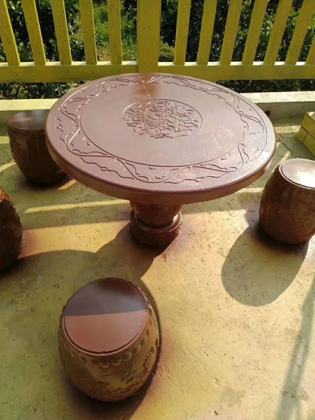 Molde de silla de mesa de hormigón de plástico ABS para decoración de jardín de parque