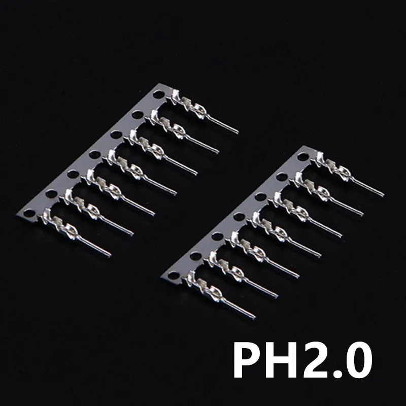 100pcs/Lot PH2.0 Male Terminal Plug Connectors Wire Cable Housing Male Crimp Pins PH-R Mating Terminals