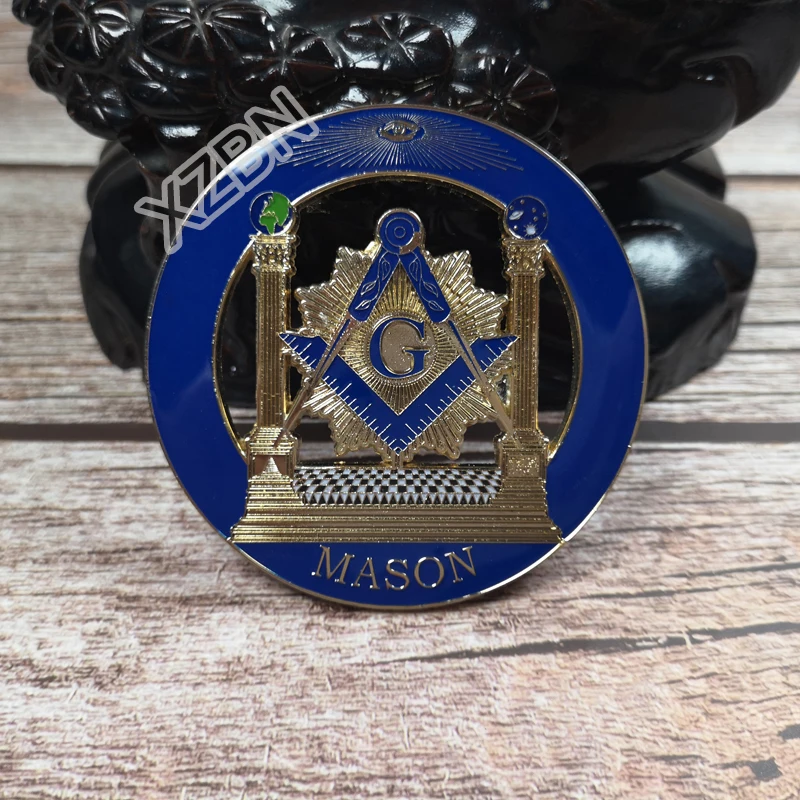 Masonic Auto Car Badge Emblems mason freemason BCM3  MASON G exquisite paint technique personality decoraction