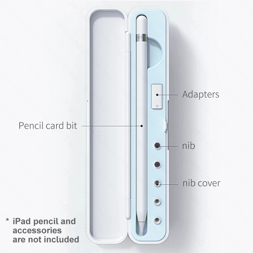 For Apple pencil 2 case For Apple Pencil 1nd Gen Storage Box touch tablet pen Accessories Portable Hard Cover Travel Case