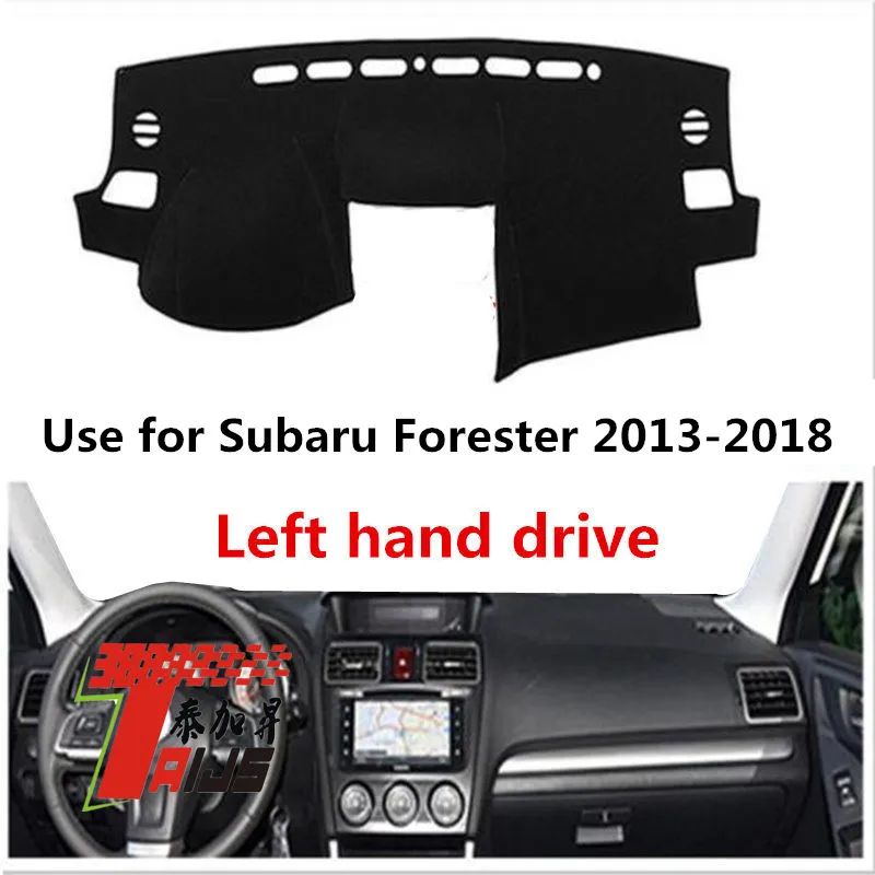 

TAIJS Factory Simple Good Quality Polyester Fibre Car Dashboard Cover For Subaru Forester 2013 14 15 16 17 18 Left hand drive